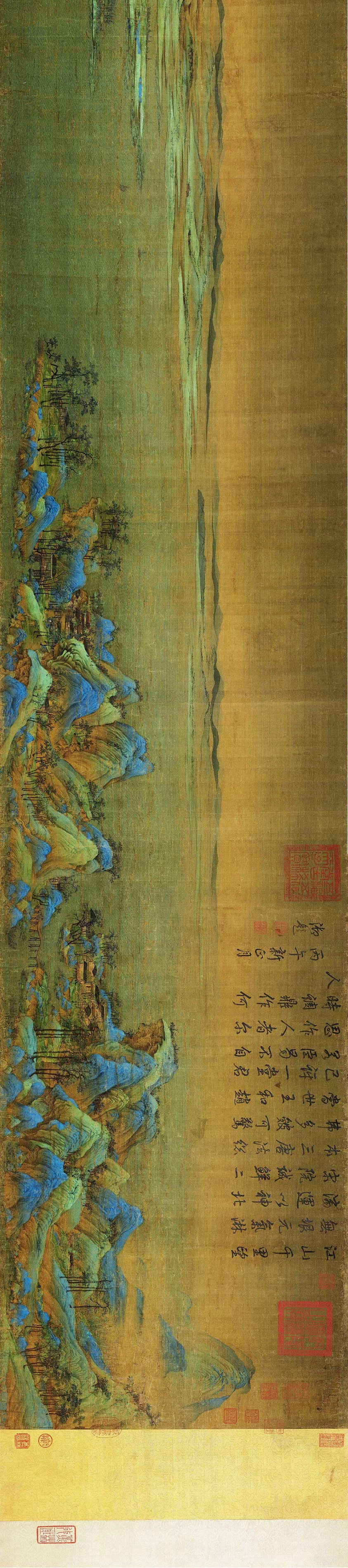 北宋天才画家王希孟《千里江山图》长卷